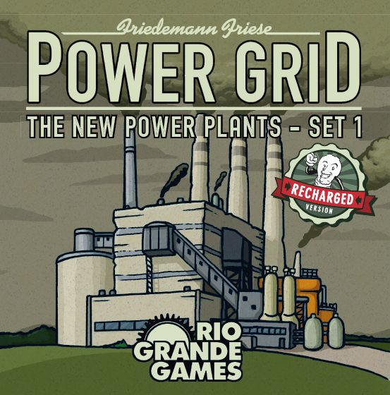 Power Grid: The New Power Plants – Set 1 board game cover