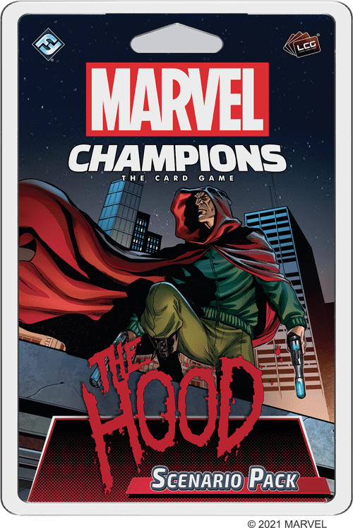 Marvel Champions: The Card Game – The Hood Scenario Pack board game cover