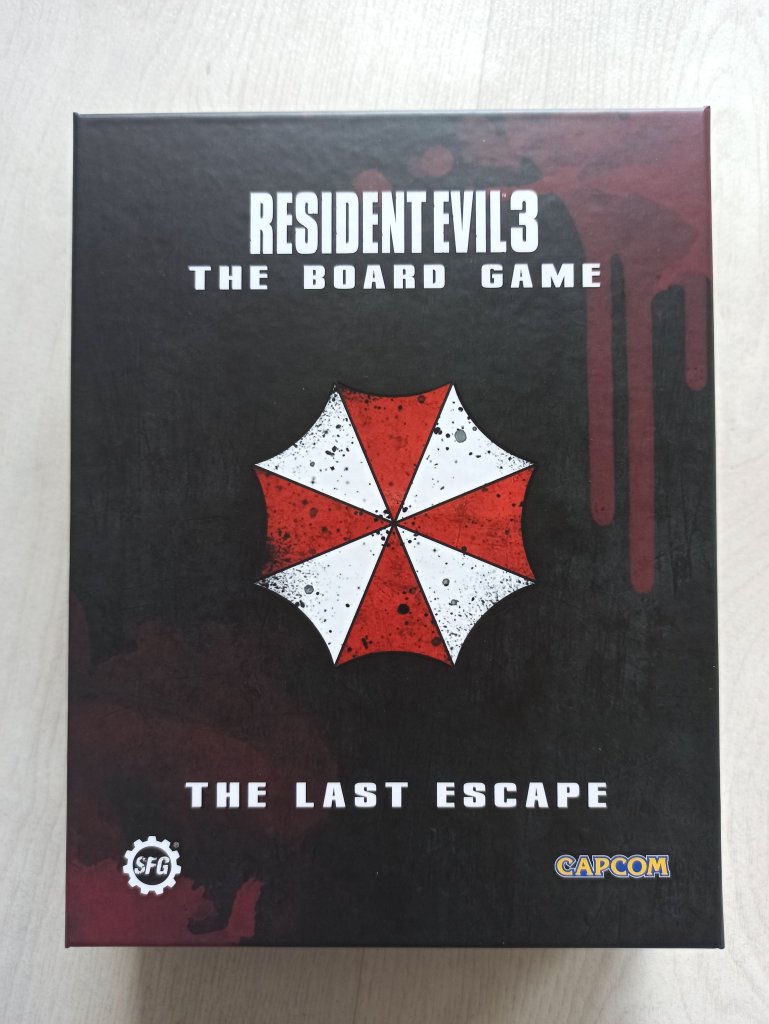 Resident Evil 3: The Board Game – The Last Escape board game cover