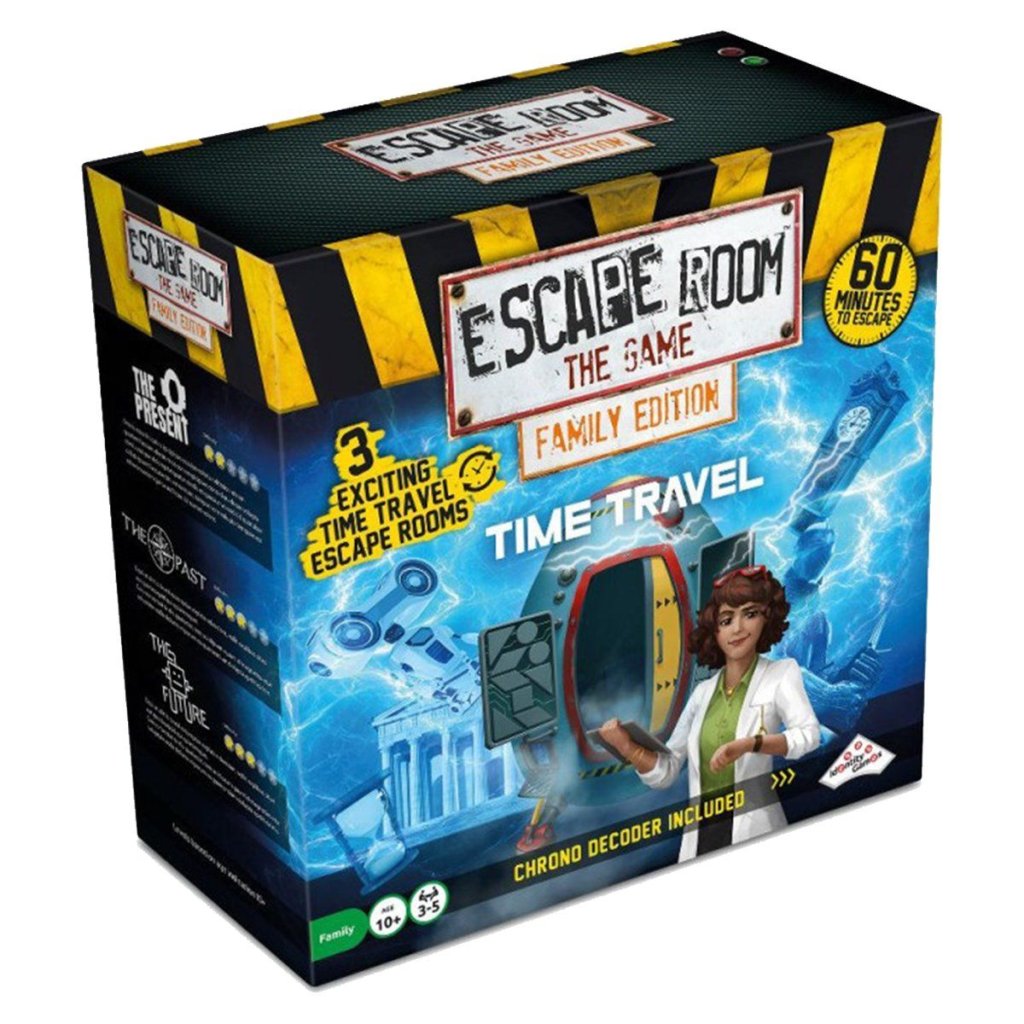Escape Room: The Game – Family Edition: Time Travel board game cover