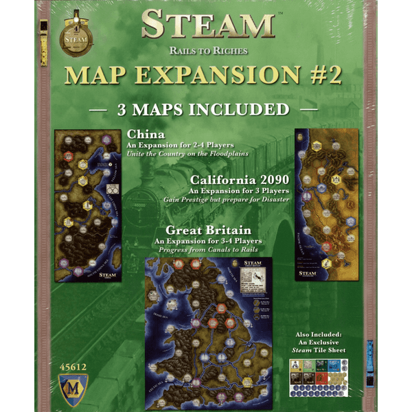 Steam: Map Expansion #2 board game cover