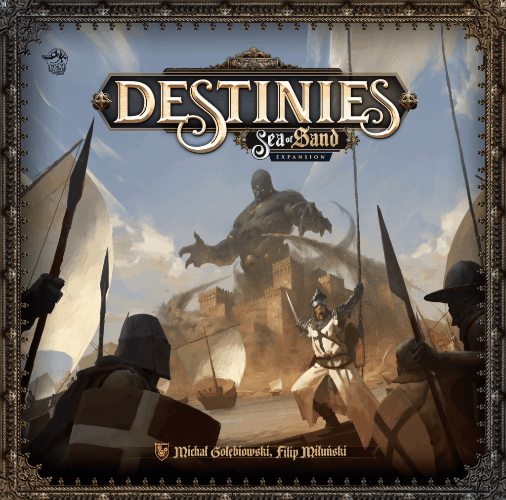 Destinies: Sea of Sand board game cover