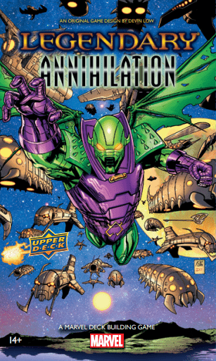 Legendary: A Marvel Deck Building Game – Annihilation board game cover