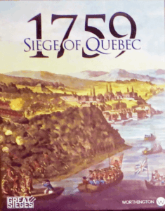 1759 Siege of Quebec board game cover
