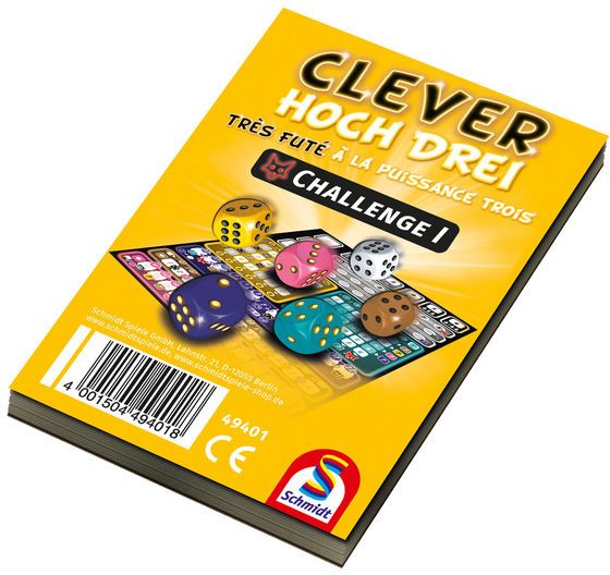 Clever hoch Drei: Challenge I board game cover