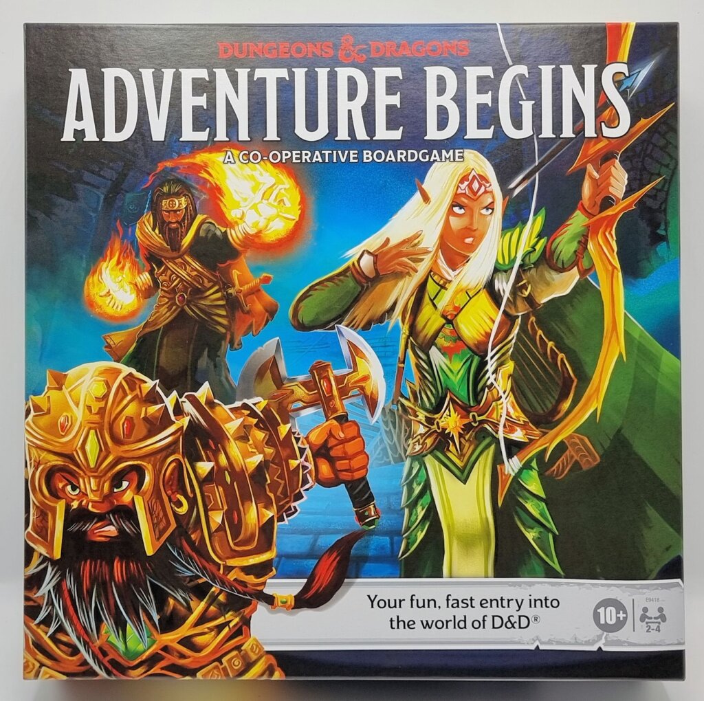 Dungeons & Dragons: Adventure Begins board game cover
