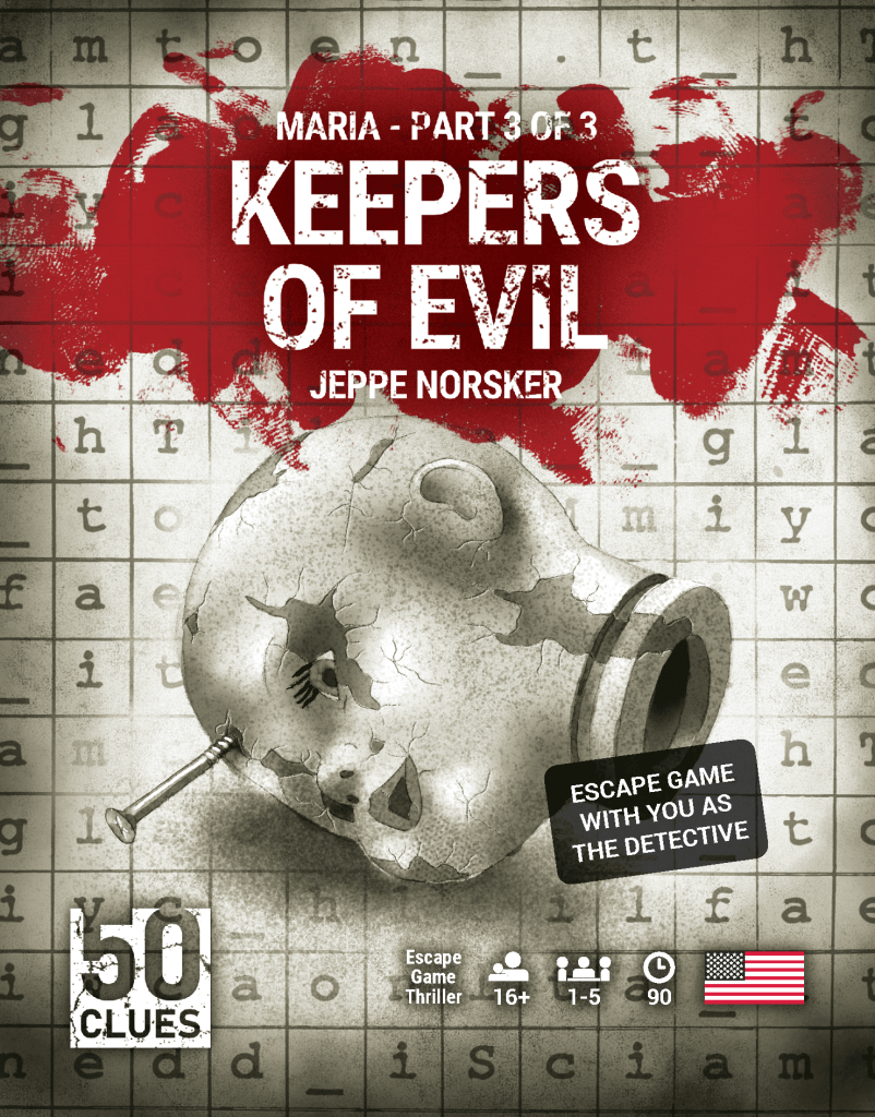 50 Clues: Keepers of Evil board game cover