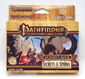 Pathfinder Adventure Card Game: Mummy’s Mask – Adventure Deck 4: Secrets of the Sphinx board game cover