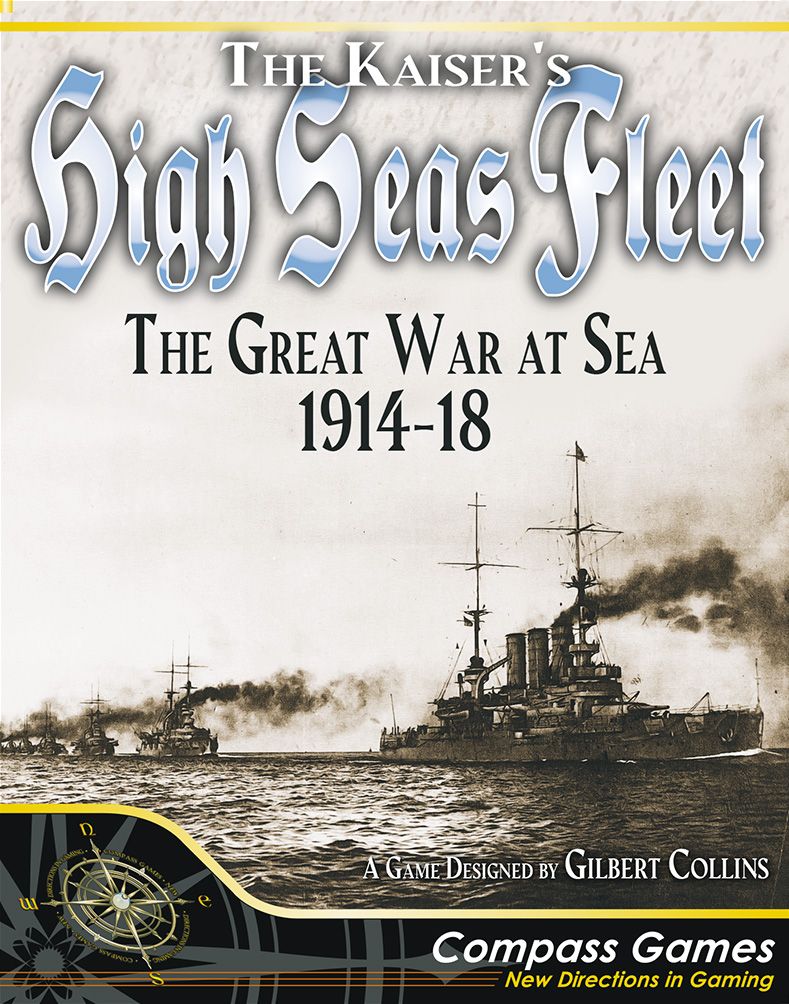 The Kaiser’s High Seas Fleet: The Great War at Sea 1914-18 board game cover