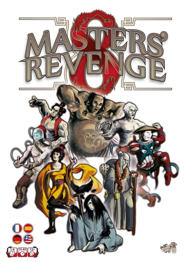 8 Masters’ Revenge board game cover