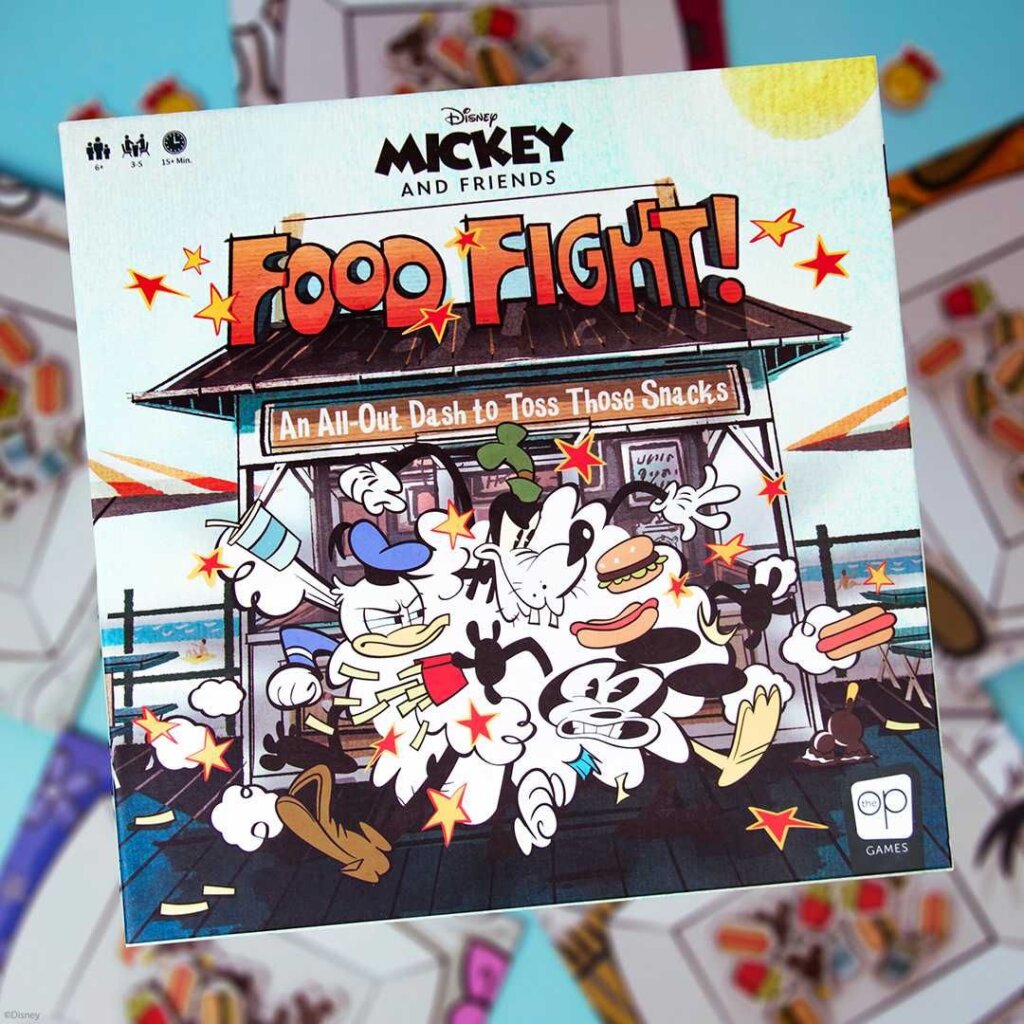 Mickey and Friends: Food Fight! board game cover