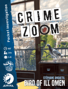 Crime Zoom: Bird of Ill Omen board game cover
