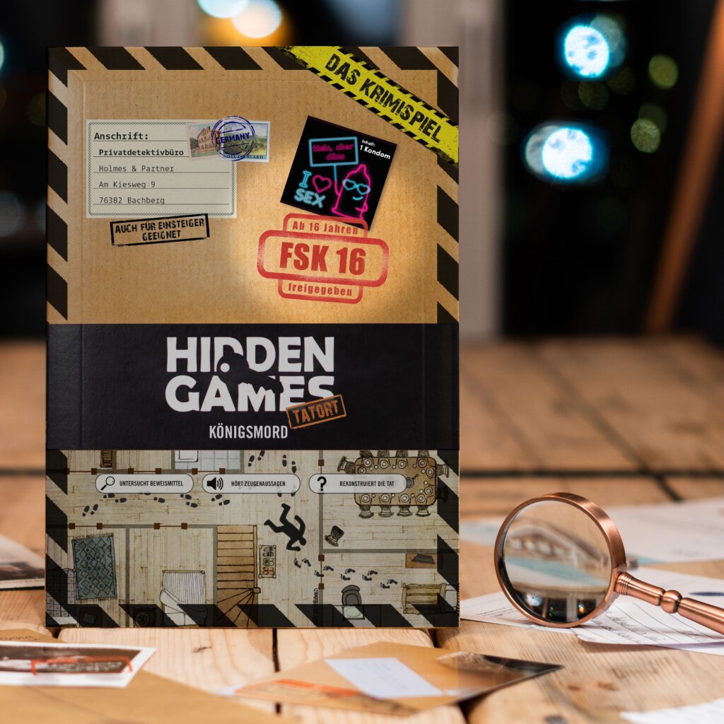 Hidden Games Tatort: Königsmord board game cover