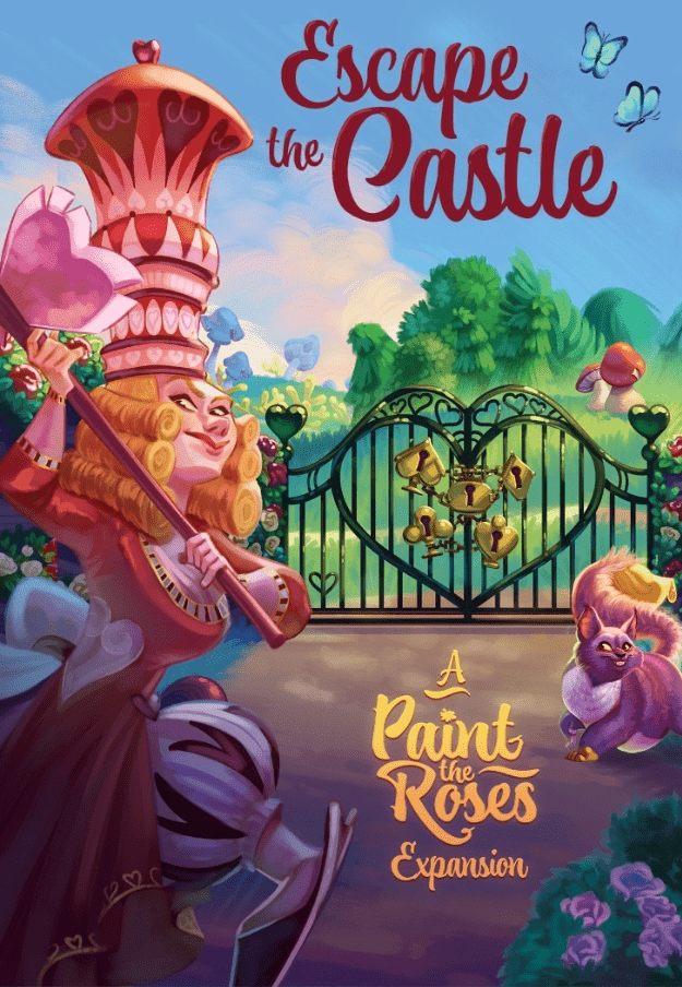 Paint the Roses: Escape the Castle board game cover