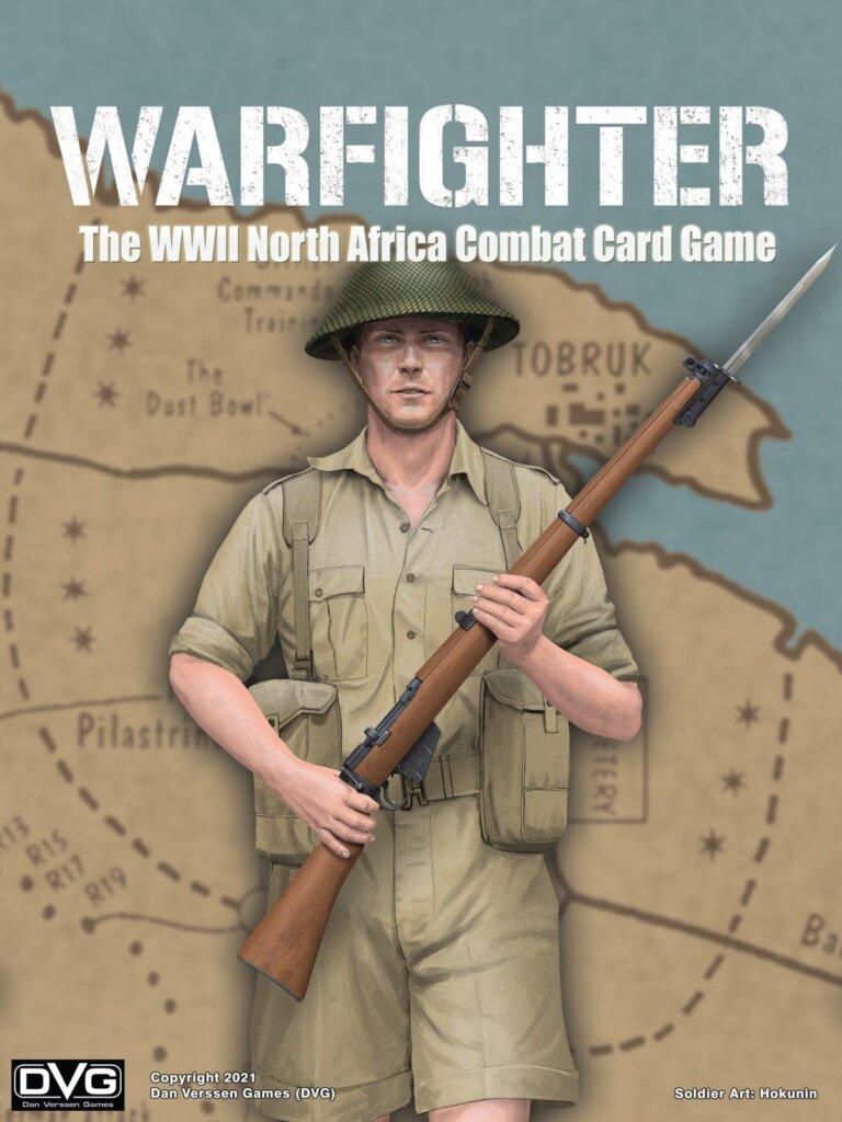 Warfighter: The WWII North African Combat Card Game board game cover