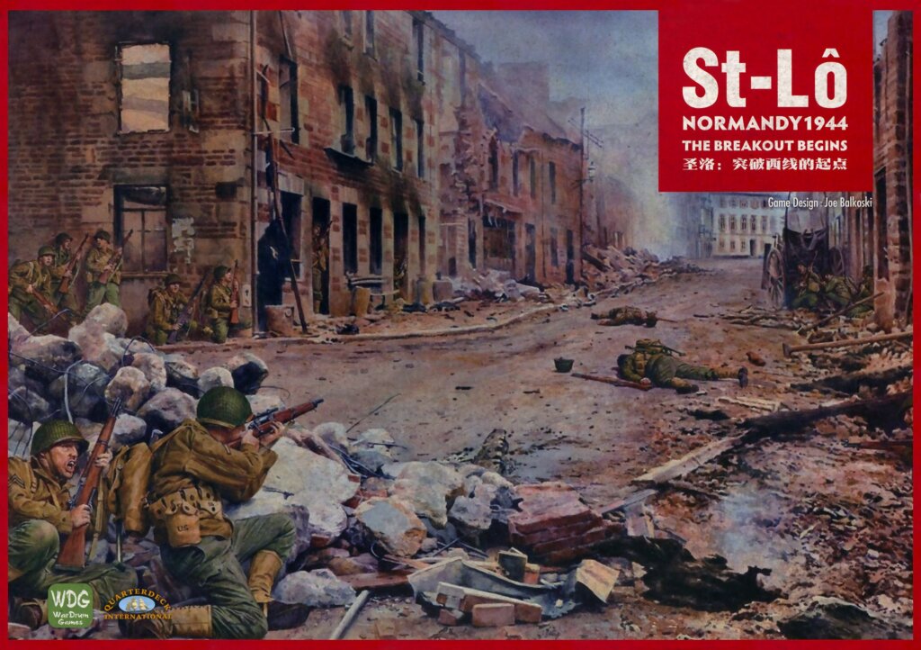 St-Lô: Normandy 1944 – The Breakout Begins board game cover