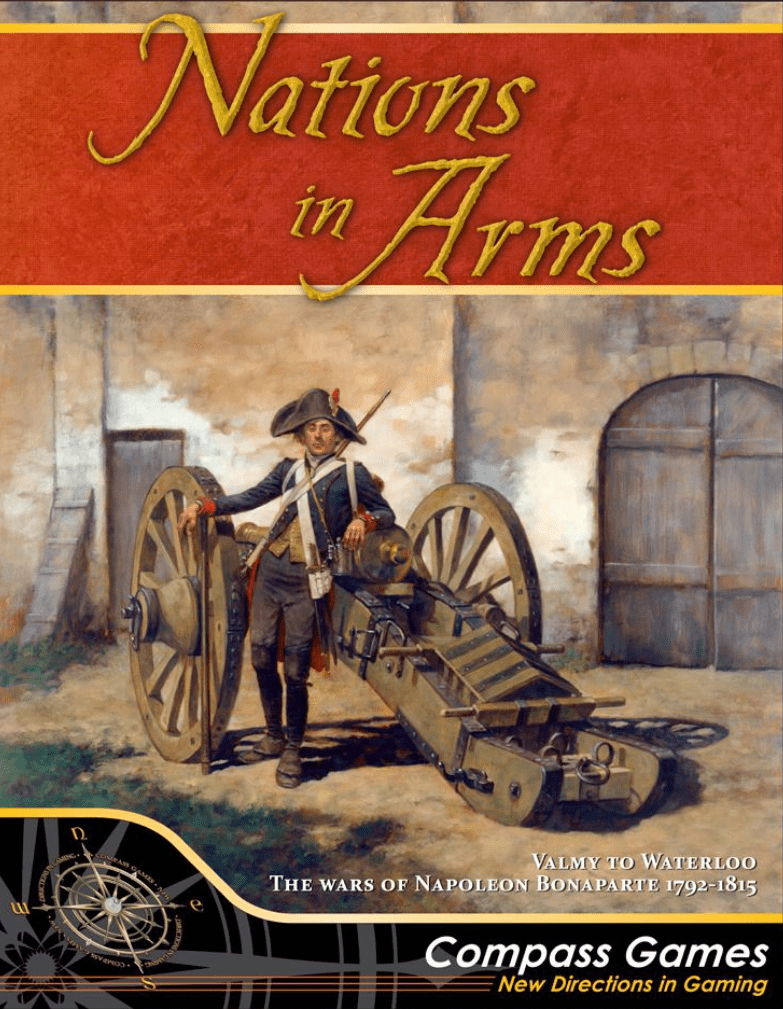 Nations in Arms: Valmy to Waterloo board game cover