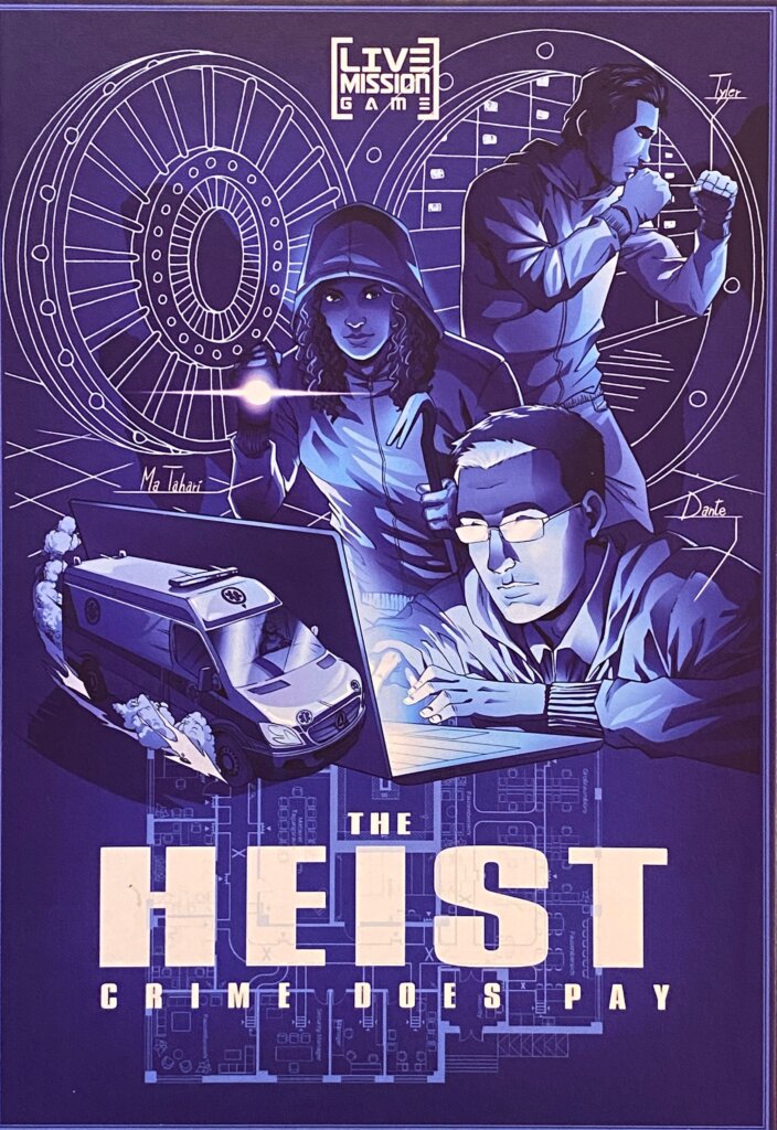 Live Mission Game: The Heist – Crime Does Pay board game cover
