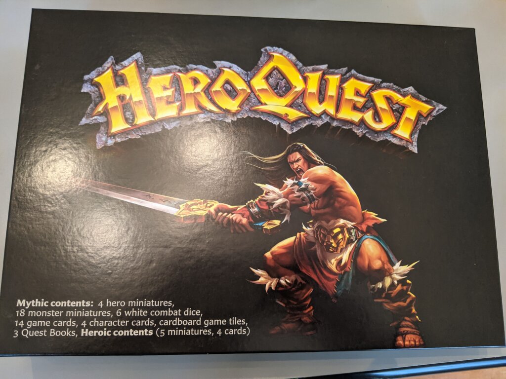 HeroQuest: Mythic board game cover