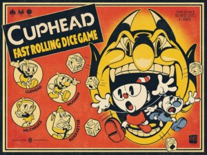 Cuphead: Fast Rolling Dice Game board game cover