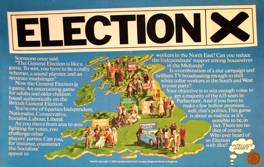 Election board game cover