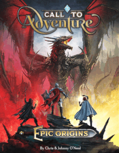 Call to Adventure: Epic Origins board game cover