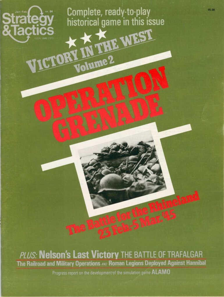 Operation Grenade: The Battle for the Rhineland 23 Feb. – 5 Mar. ’45 board game cover