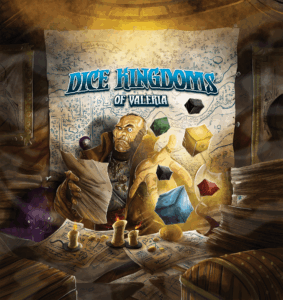 Dice Kingdoms of Valeria board game cover