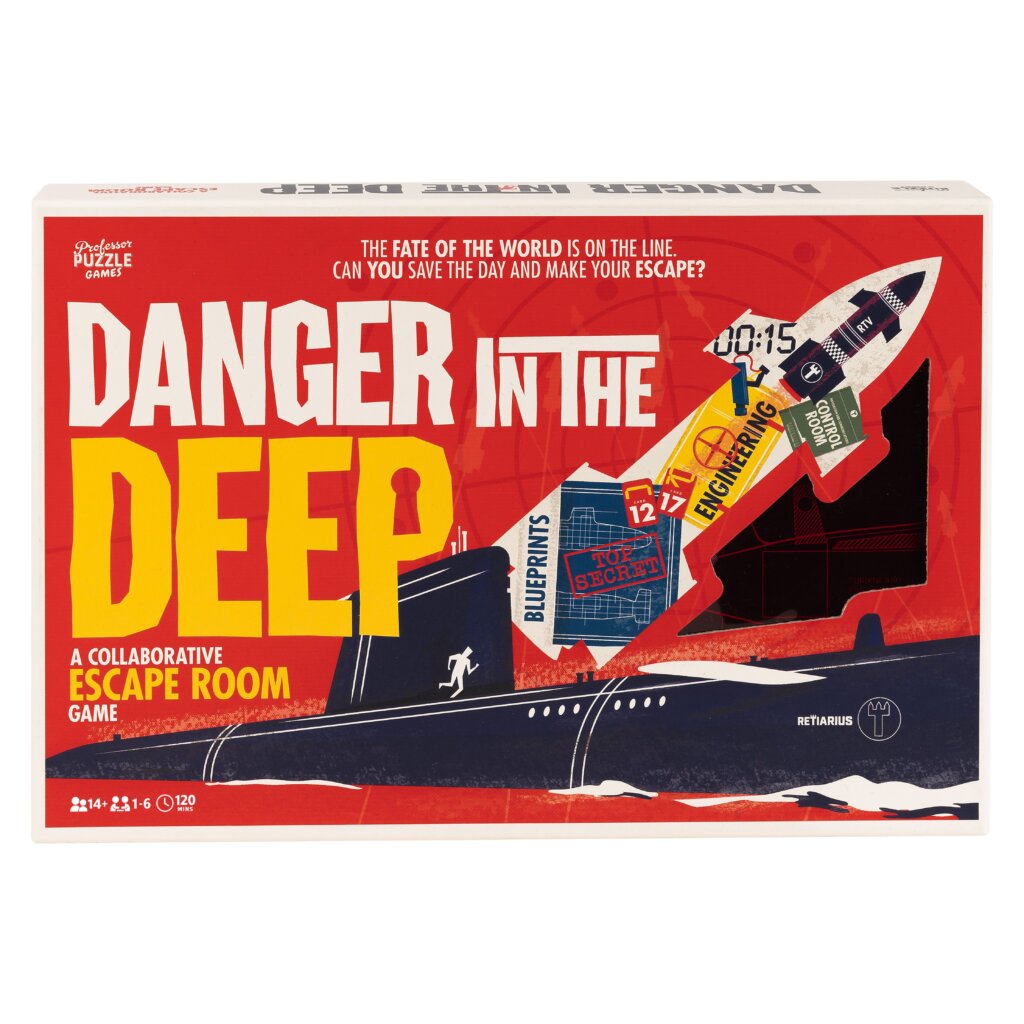 Danger in the Deep board game cover