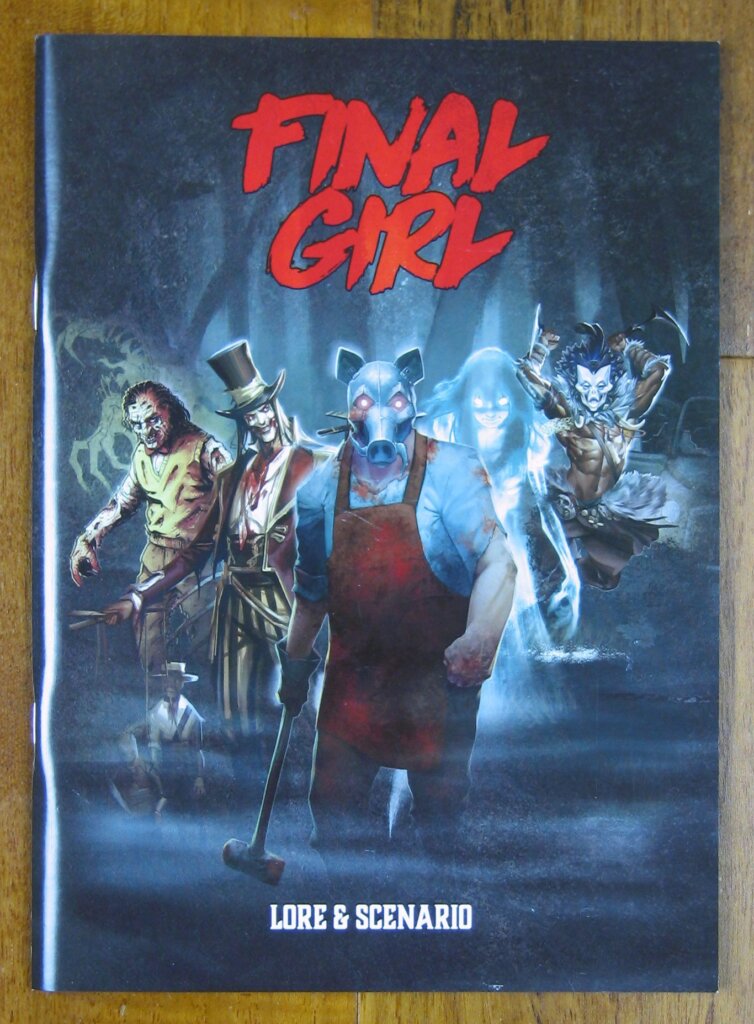 Final Girl: Lore & Scenario Book – Series 1 board game cover