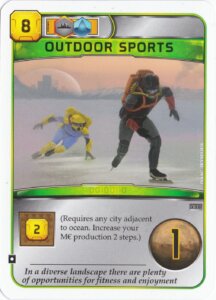 Terraforming Mars: Outdoor Sports Promo Card board game cover