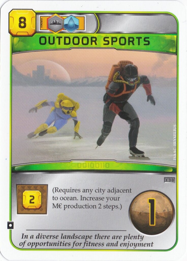 Terraforming Mars: Outdoor Sports Promo Card board game cover