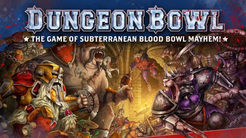Dungeon Bowl: The Game of Subterranean Blood Bowl Mayhem board game cover