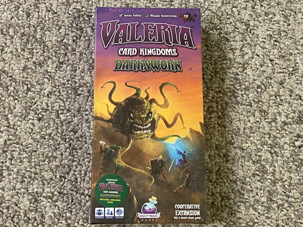 Valeria: Card Kingdoms – Darksworn: Kickstarter Edition board game cover
