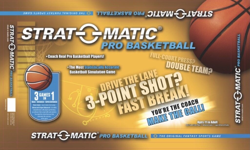 Strat-O-Matic Pro Basketball board game cover