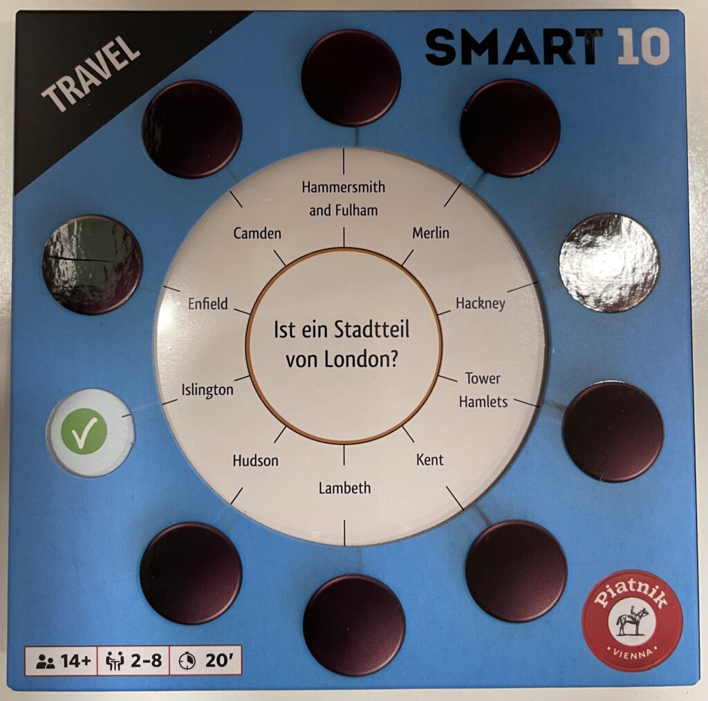Smart10: Travel board game cover