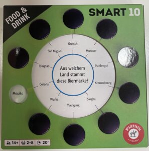 Smart10: Food & Drink board game cover