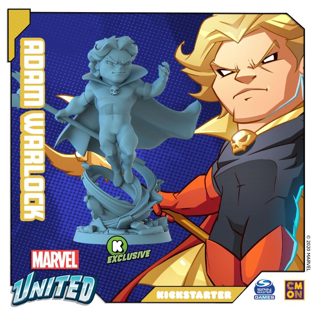 Marvel United: Adam Warlock board game cover