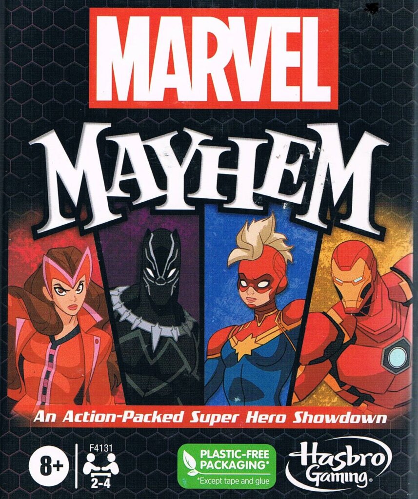 Marvel Mayhem board game cover