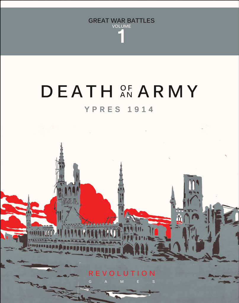 Death of an Army: Ypres 1914 board game cover