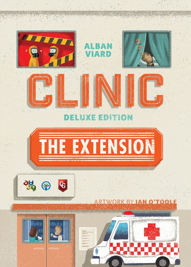 Clinic: Deluxe Edition – The Extension board game cover