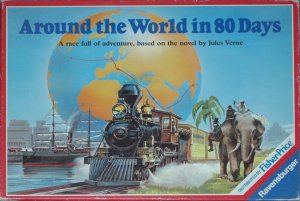 Around the World in 80 Days board game cover