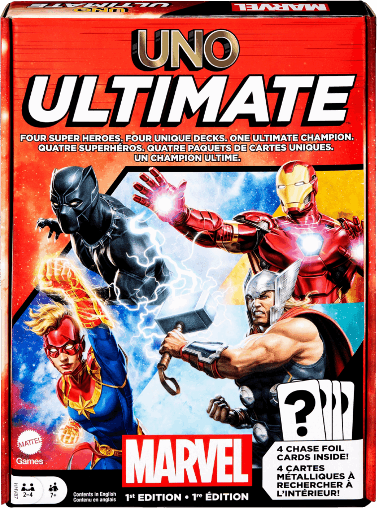 UNO Ultimate Marvel board game cover