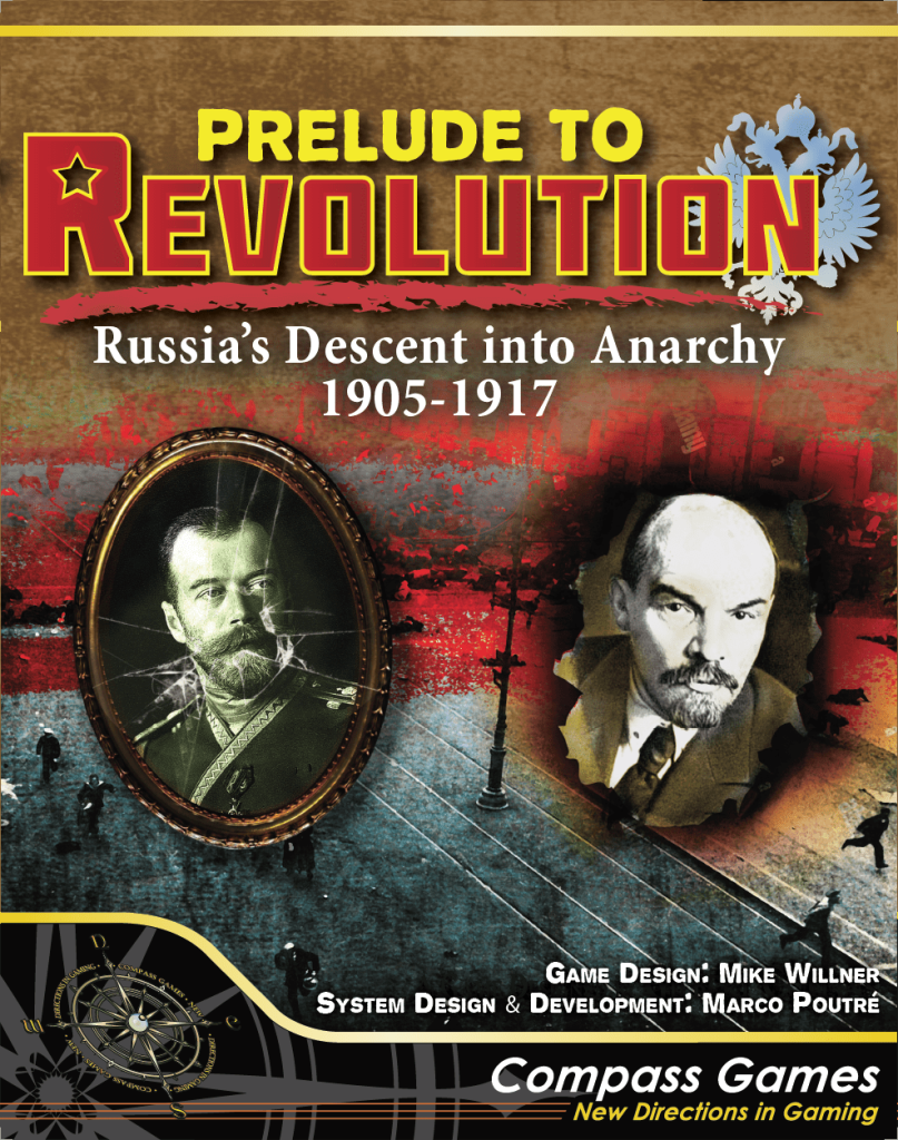 Prelude to Revolution: Russia’s Descent into Anarchy 1905 – 1917 board game cover