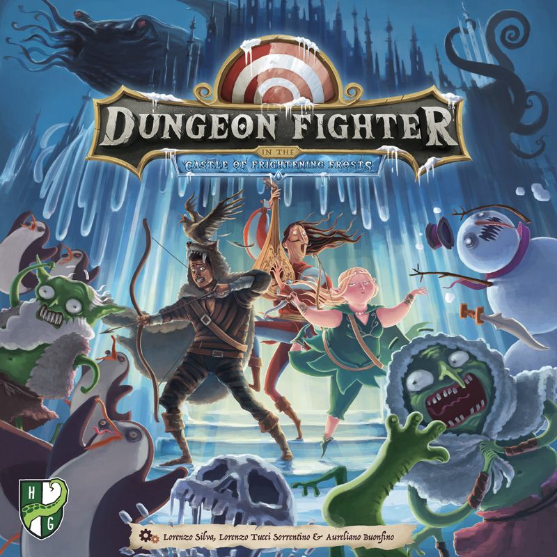 Dungeon Fighter in the Castle of Frightening Frosts board game cover