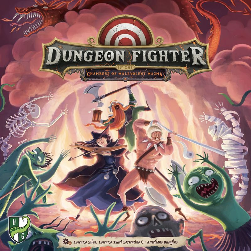 Dungeon Fighter in the Chambers of Malevolent Magma board game cover