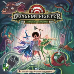 Dungeon Fighter in the Labyrinth of Sinister Storms board game cover