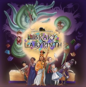 Library Labyrinth board game cover