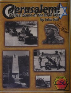 Jerusalem! Tactical Game of the 1948 War board game cover