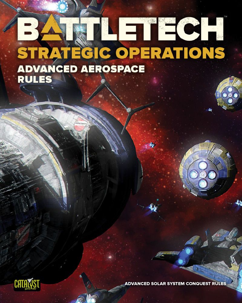 BattleTech: Strategic Operations – Advanced Aerospace Rules board game cover